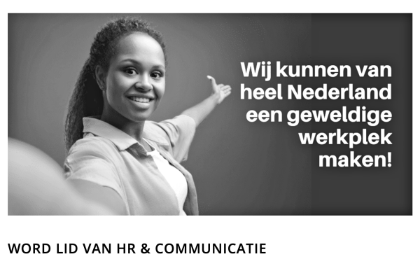 Uitnodiging om lid te worden van HR & Communicatie